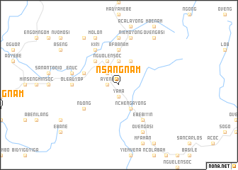 map of Nsangnam