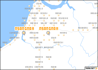 map of Nsangnam