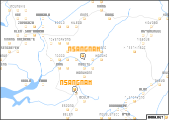 map of Nsangnam