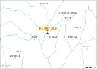 map of Nsankula