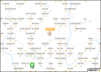 map of Nsan