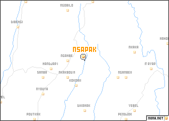 map of Nsapak