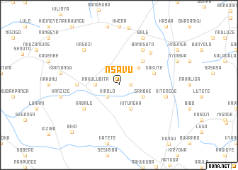 map of Nsavu