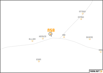 map of Nsa