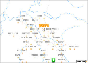 map of Nsefu