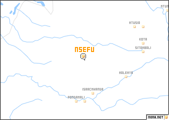 map of Nsefu
