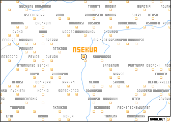 map of Nsekua