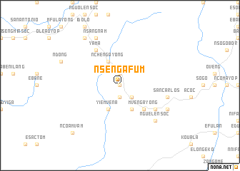 map of Nsengafum