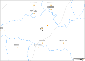 map of Nsenga