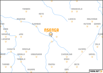 map of Nsenga