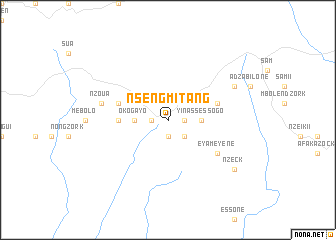 map of Nseng-Mitang