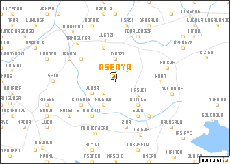 map of Nsenya