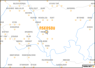 map of Nséosou