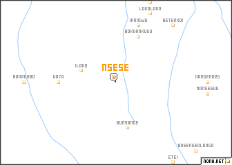 map of Nsese