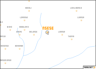 map of Nsese