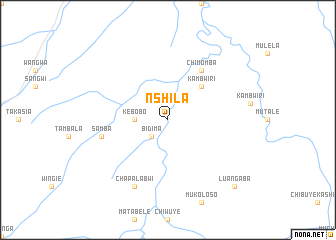 map of Nshila