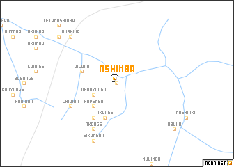 map of Nshimba