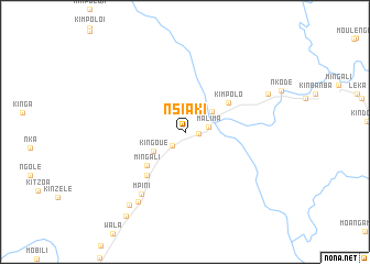 map of Nsiaki