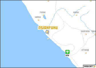 map of Nsiamfumu