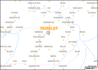 map of Nsimalen