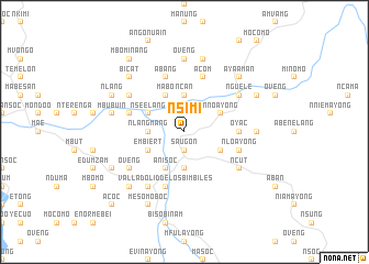 map of Nsimi