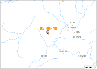 map of Nsindama