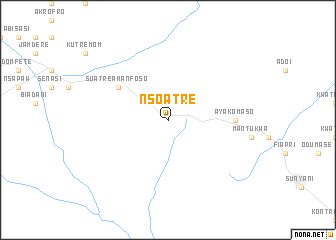 map of Nsoatre