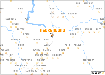 map of Nsokengono