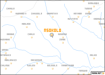 map of Nsokolo