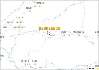 map of Nsomessok