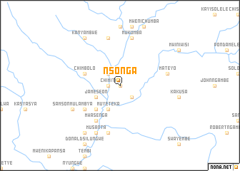 map of Nsonga