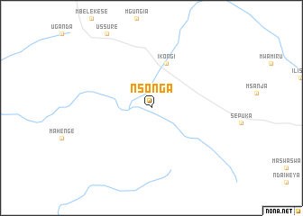 map of Nsonga