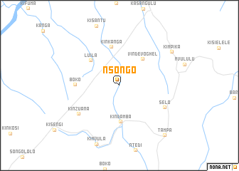 map of Nsongo