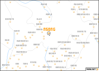 map of Nsong