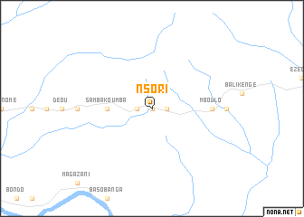 map of Nsori