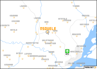 map of Nsouélé