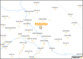 map of Nsoundi