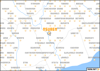 map of Nsuaem