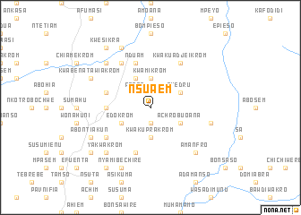 map of Nsuaem