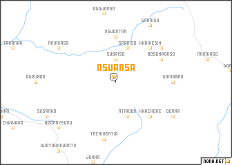 map of Nsuansa