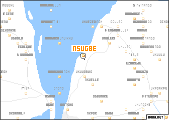 map of Nsugbe