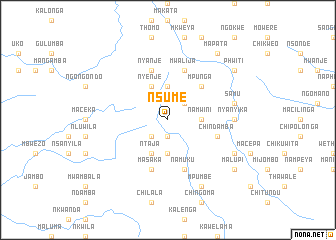 map of Nsume