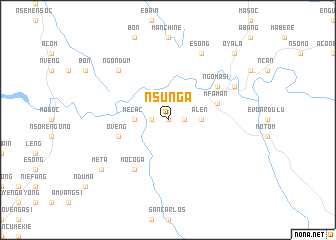 map of Nsunga