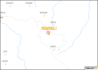 map of Nsungli