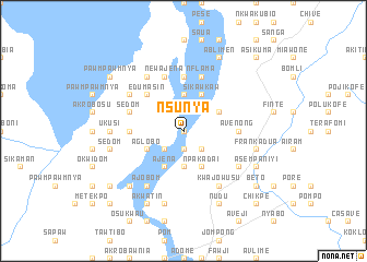 map of Nsunya