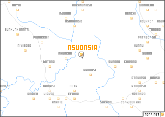 map of Nsuonsia