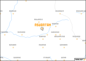 map of Nsuontam