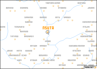 map of Nsuta