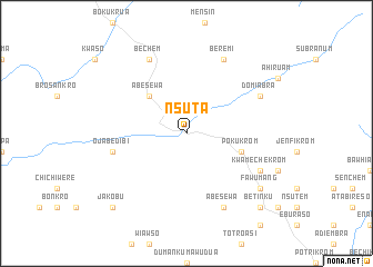 map of Nsuta