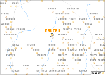 map of Nsutem